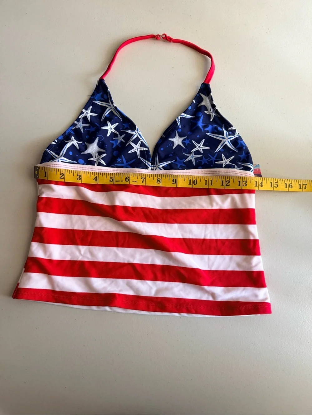 Op Ocean Pacific Girl's Halter Tankini Top. Size Youth XL